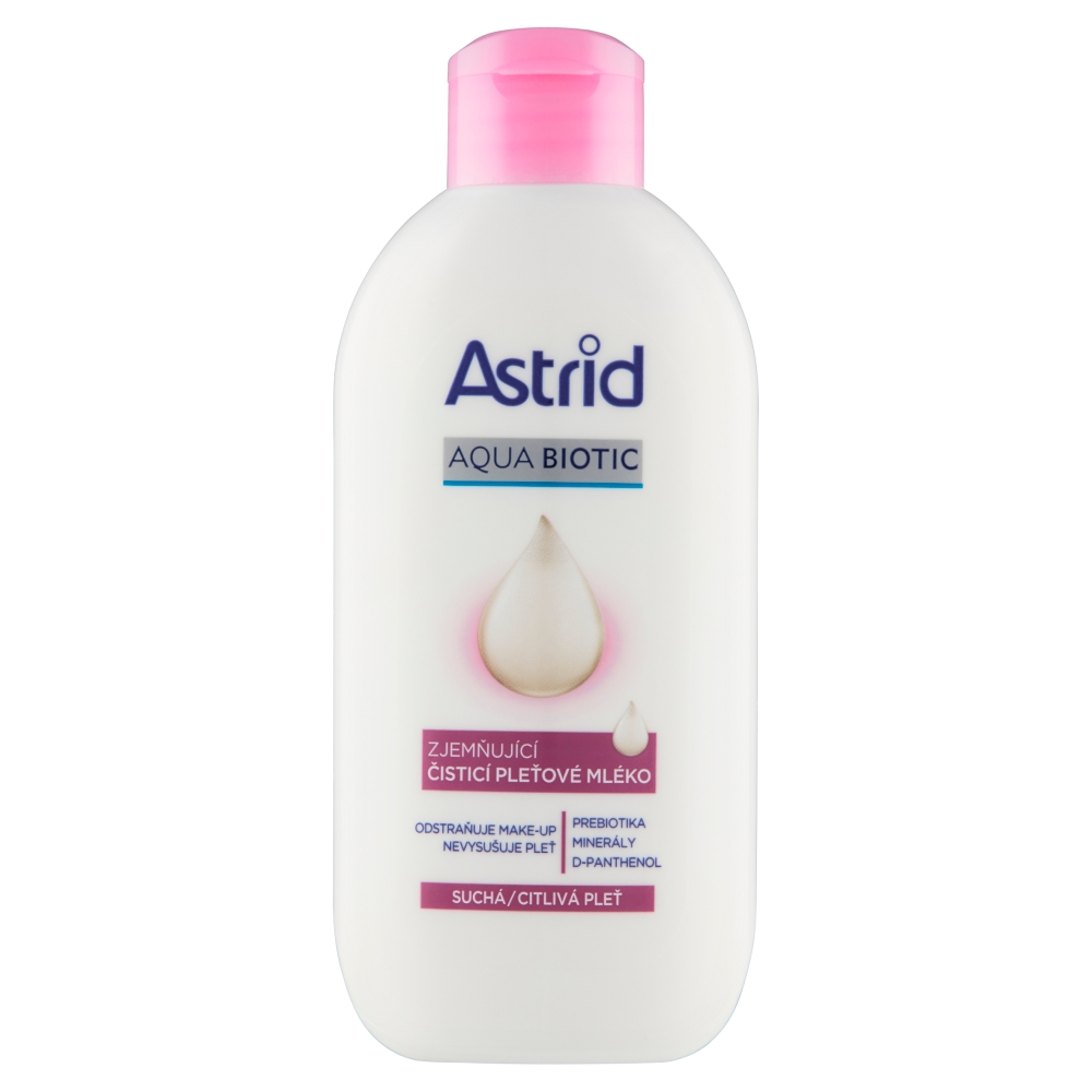 Astrid T.M., a.s. ASTRID AQUA BIOTIC čistiace pleťové mlieko 200ml zjemň.