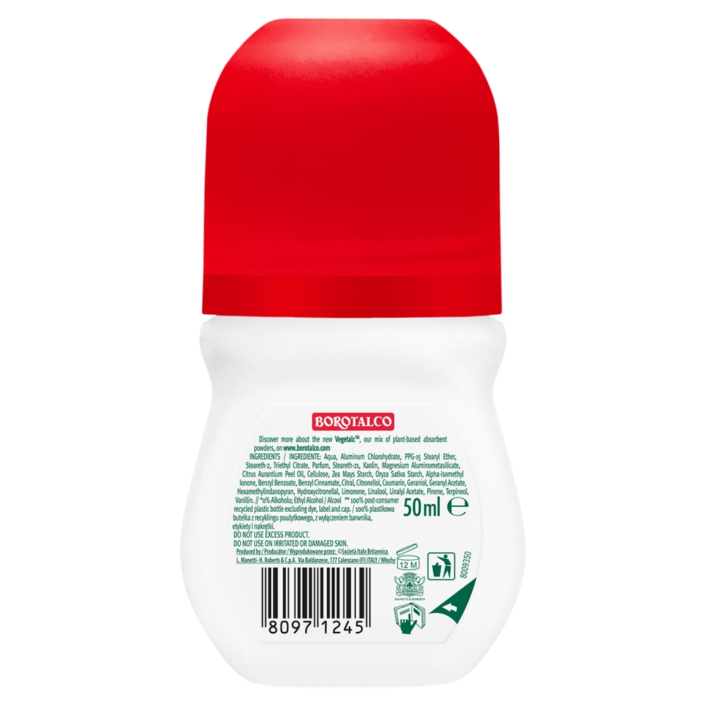 Borotalco deo roll on 50ml Intensive Borotalco deo roll on 50ml Intensive