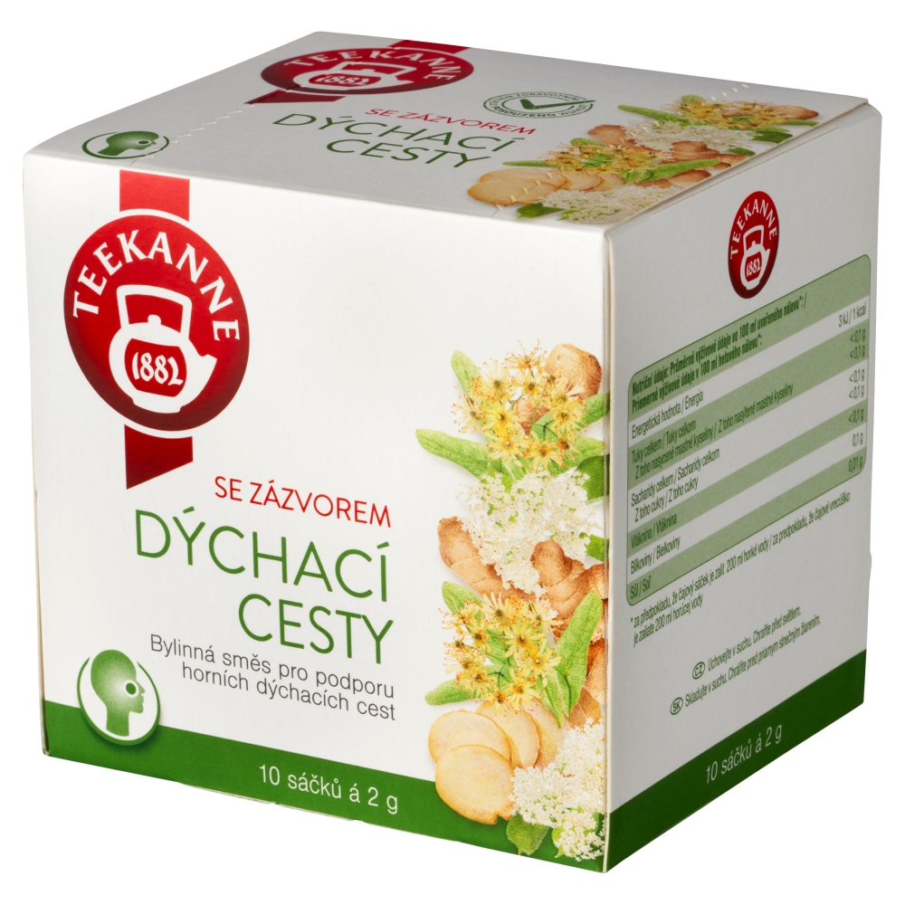 TEEKANNE čaj (10ks/kra) prechladnutie+zázv