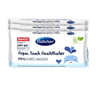 Baby Vlhčené obrúsky s 99% vody 3x48 pcs