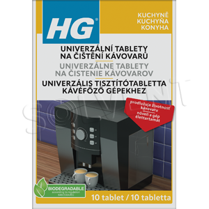 HG tablety čistenie kávovarov (10ks/kra)