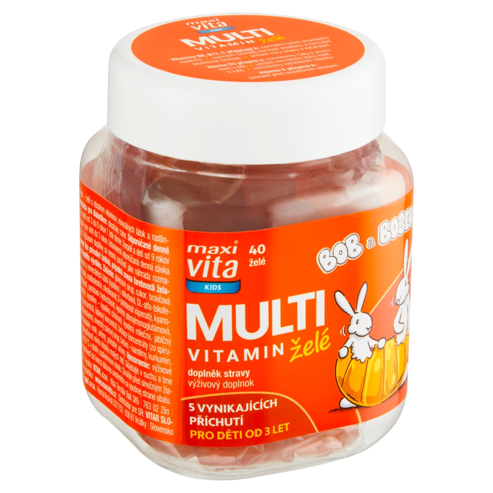 Maxi Vita Kids multivitam želé (40ks/kra)