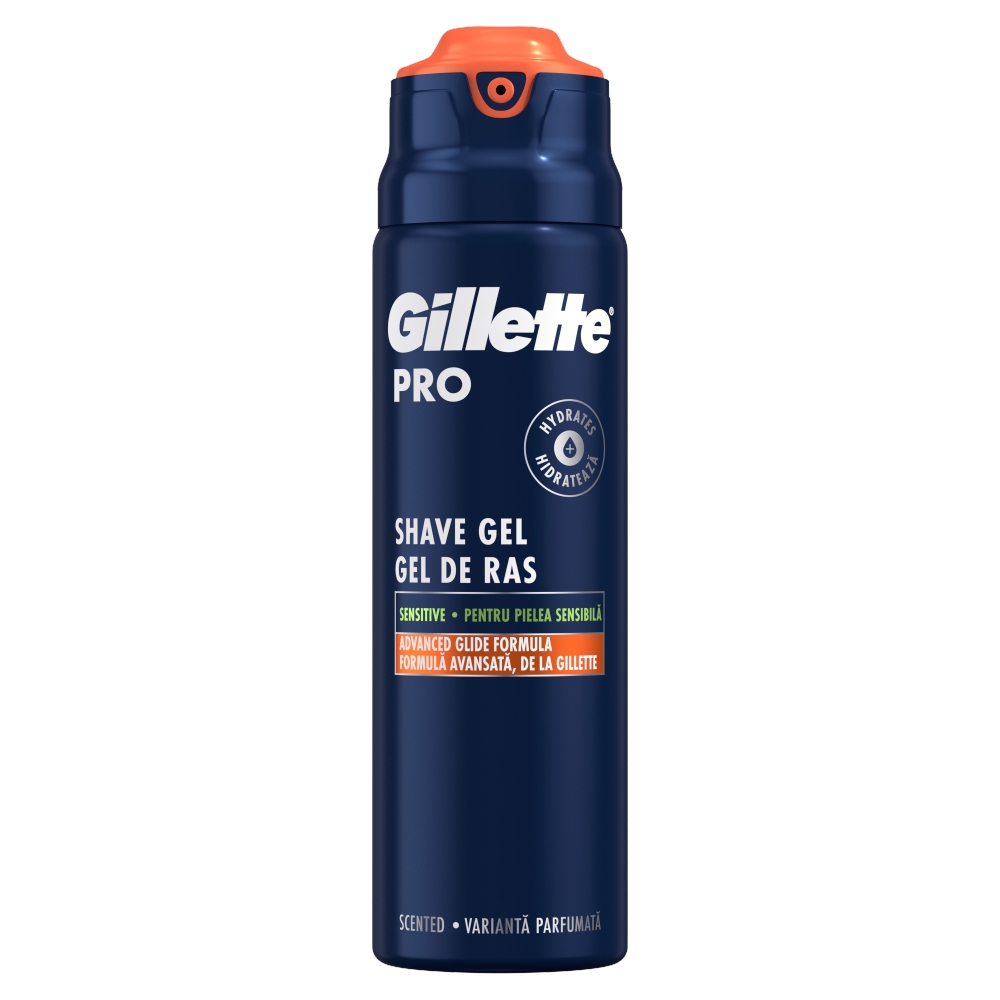 Gillette Pro Sensitive gél na holenie 200 ml