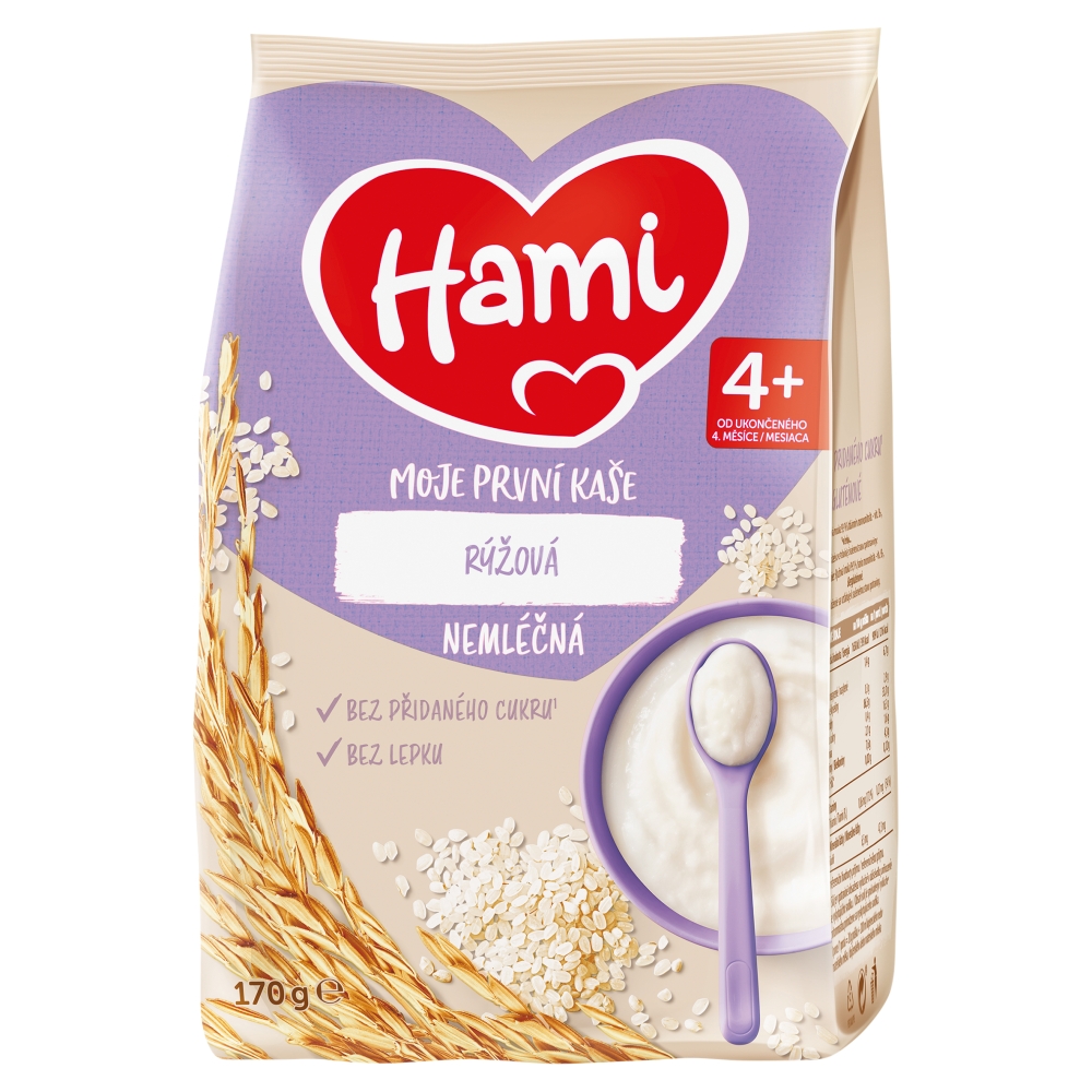 HAMI neml kaša 170g ryžová 4m+
