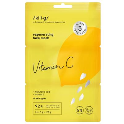 KILIG SET 3 REGENERAČNÝCH MASIEK S VITAMÍNOM C