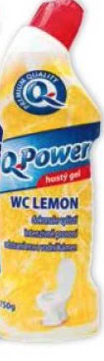 Q Power WC čistič 750ml Citrus
