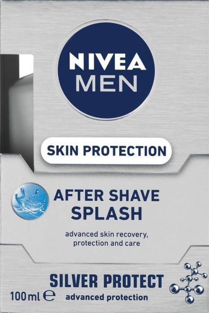 Beiersdorf NIVEA MEN VODA PO HOLENÍ 100ML SILVER