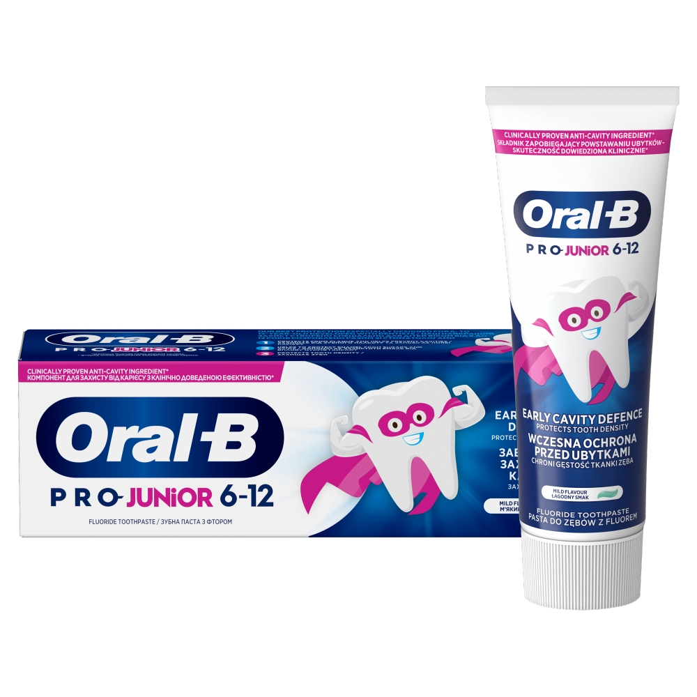 Oral-B pasta 75ml Junior (6-12)