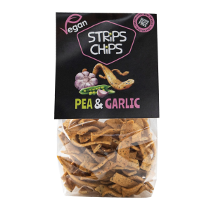 Strips Chips 80g hrachové s cesnakom