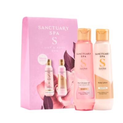 Sanctuary Spa Darčekový set Ľalia & Ruže Shower Duo