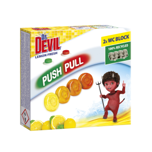 Dr Devil WC PushPull (2ks/kra) Lemon