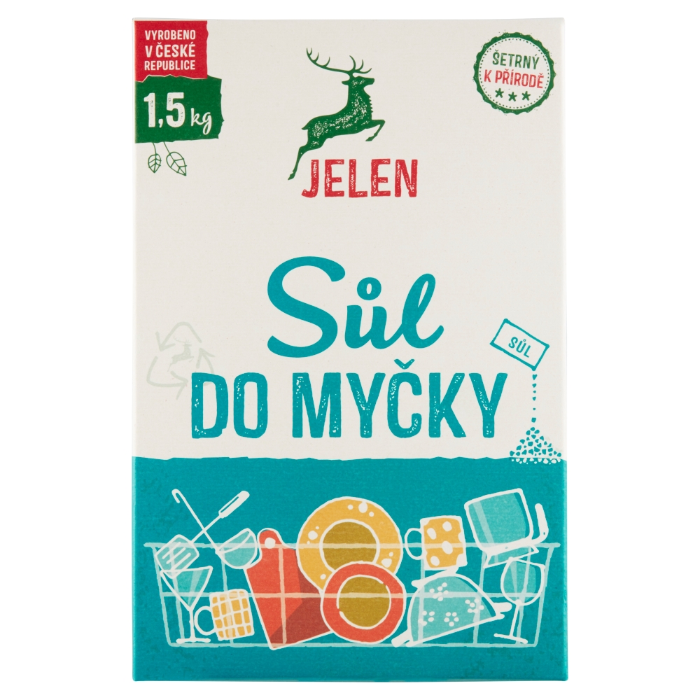 Jeleň soľ do umývačky 1,5 kg