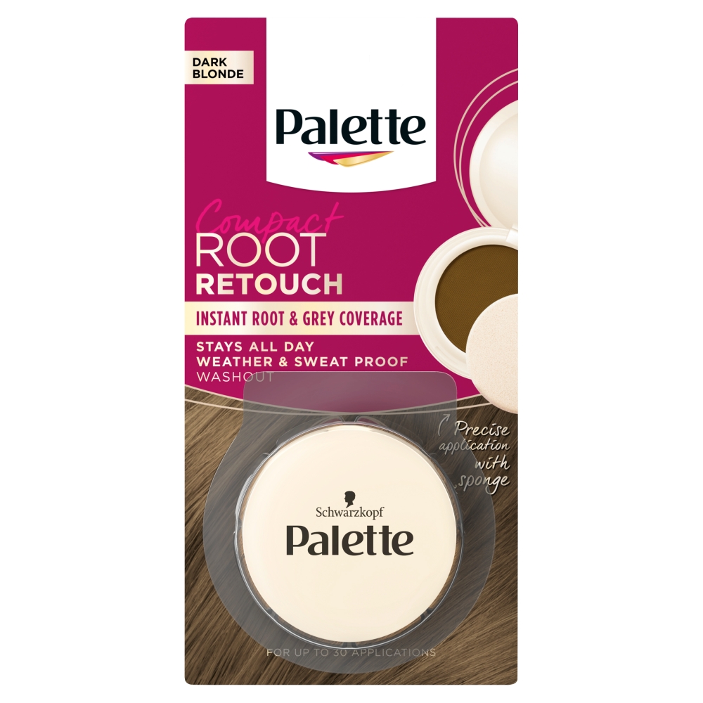 Schwarzkopf Palette Compact Root Retouch vlasový korektor tmavý blond 3 g