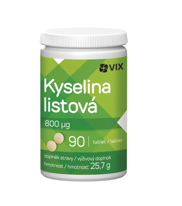 VIX Kyselina listová 90 tabliet