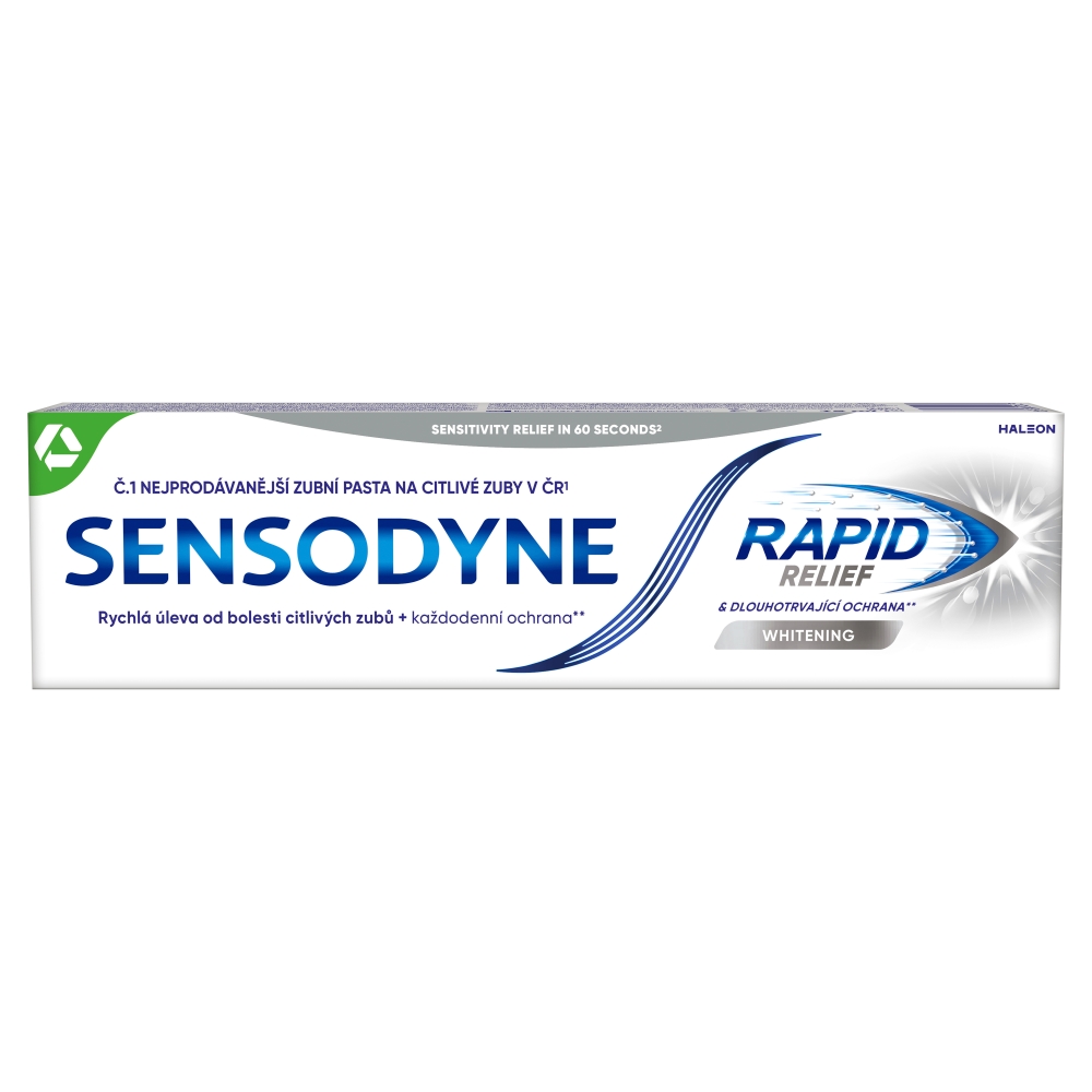 Glaxosmithkline Consumer SENSODYNE ZP 3x75ML RAPID RELIEF WHITENING