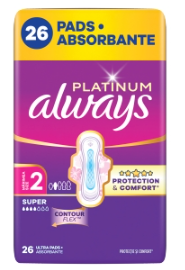 E-shop Always vložky Platinum (26ks/fol) Super