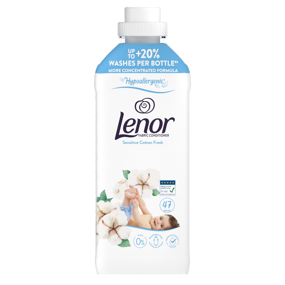 Lenor aviváž Sensitive Cotton Fresh duopack 2x987ml/94PD