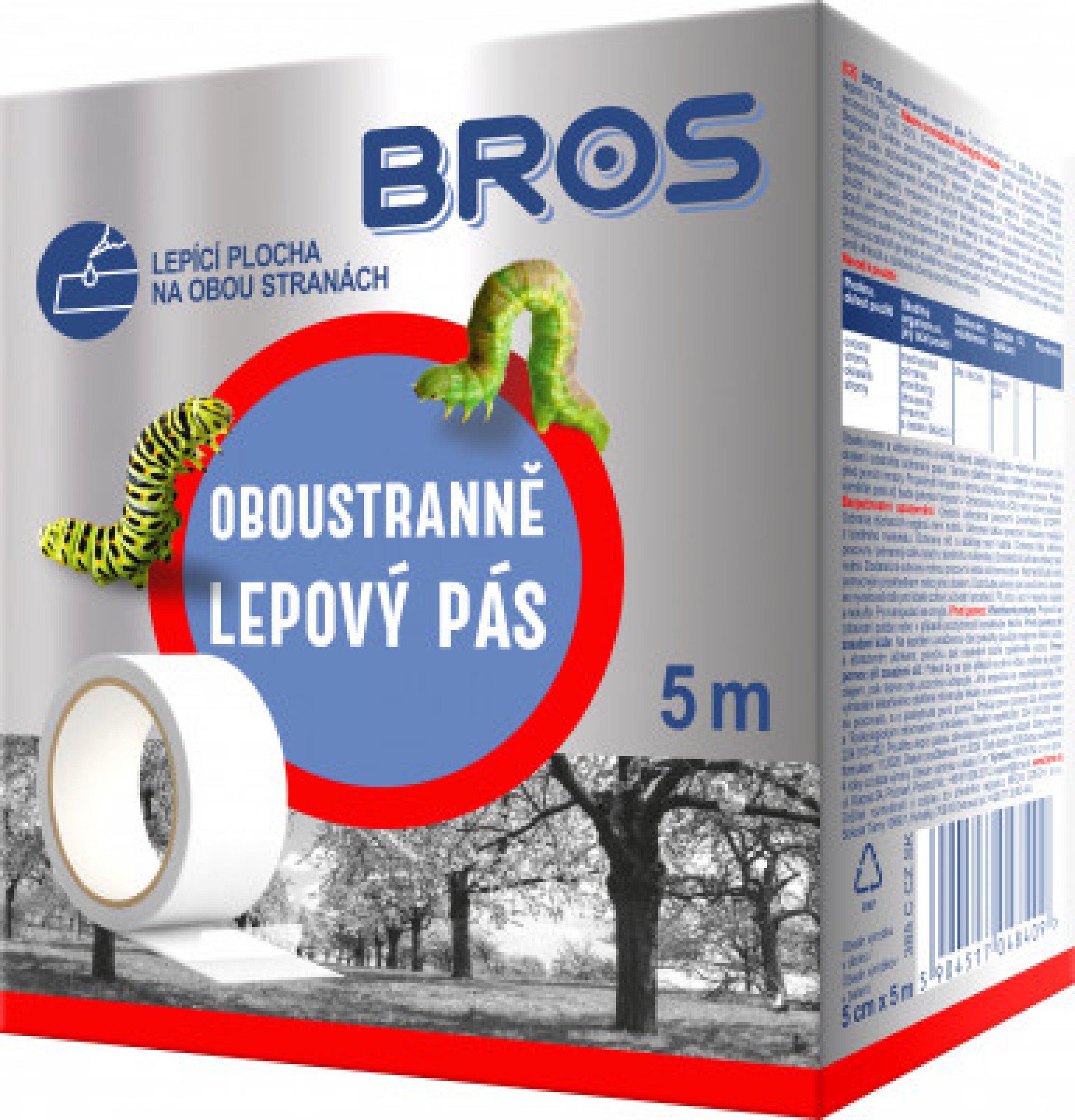 Bros Obojstranne lepový pás - lapač hmyzu 5 m 385