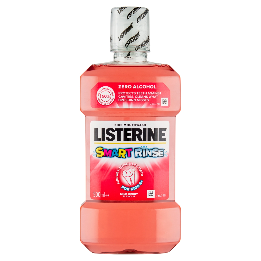 Listerine ÚV 500ml Smart Rinse Berry