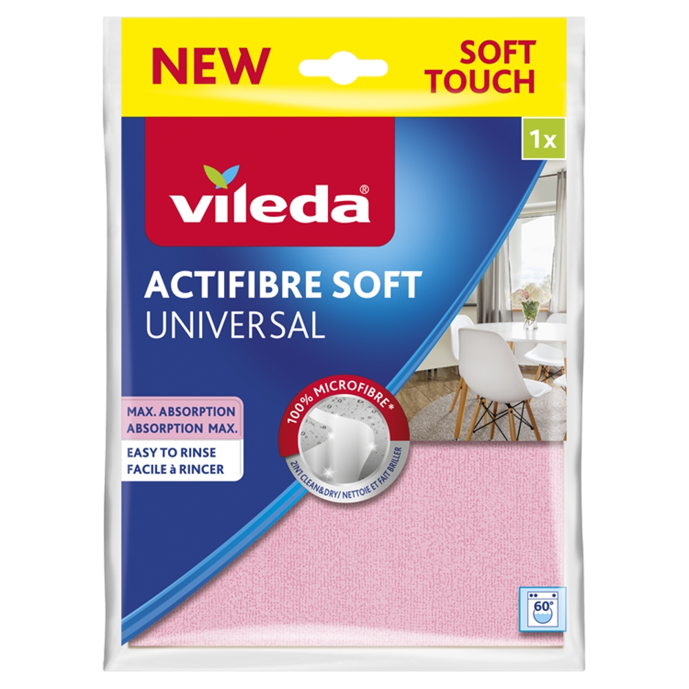 Freudenberg Home and Cleaning Solutions Vileda ACTIFIBRE Mäkká utierka 1 ks