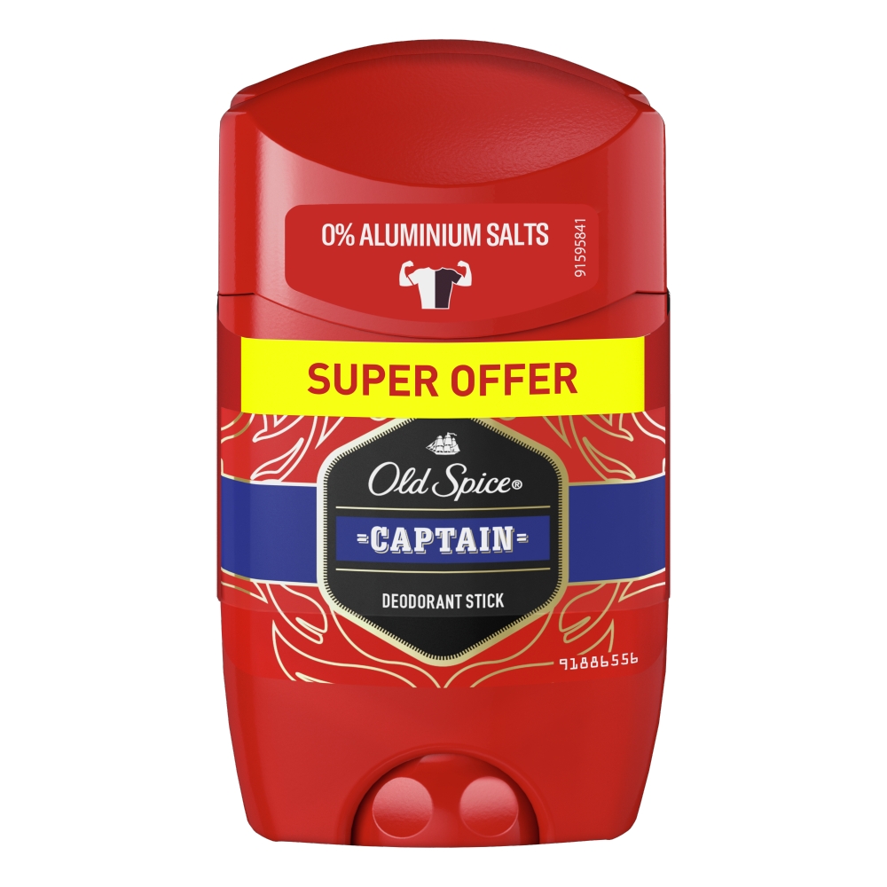 Old Spice deodorant tuhý DUO 2x50ml Captain