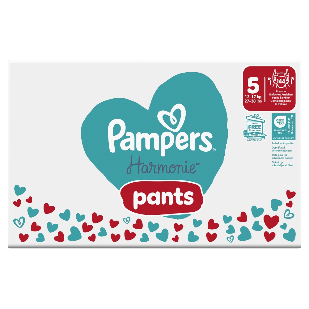 Pampers pants Harmónia (144ks/kra) S5