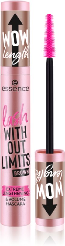 Essence riasenka lash WITHOUT LIMITS EXTREME LENGTHENING & VOLUME hnedá 02