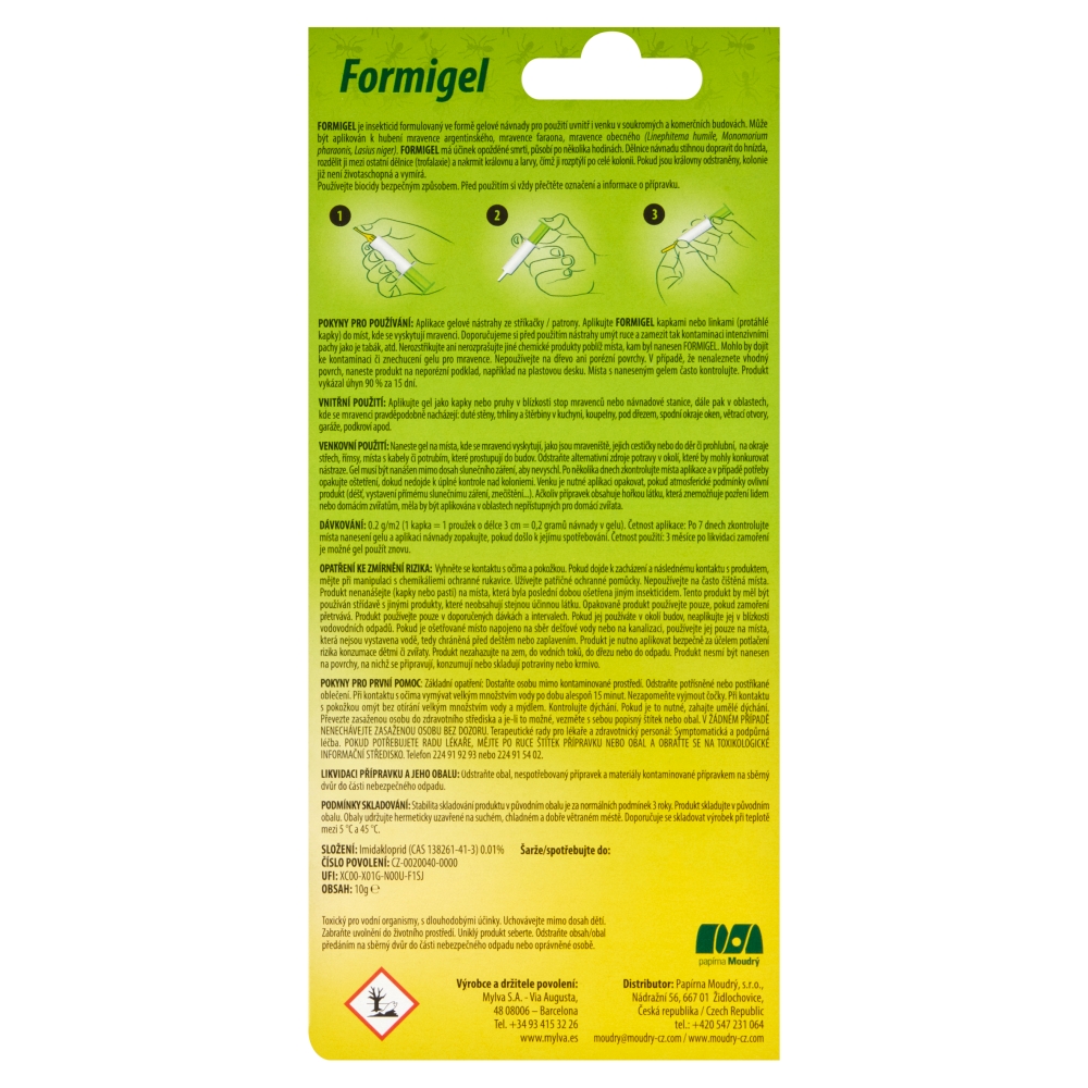 FORMIGEL striekačka 10g proti mravcom