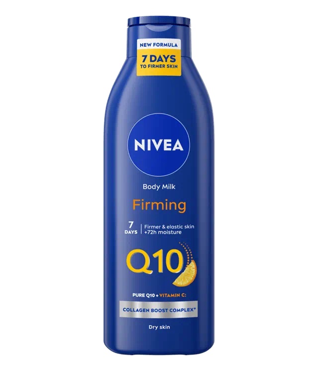 Nivea Telové mlieko 250ml Q10+Vit.C Výživné Suchá pokožka