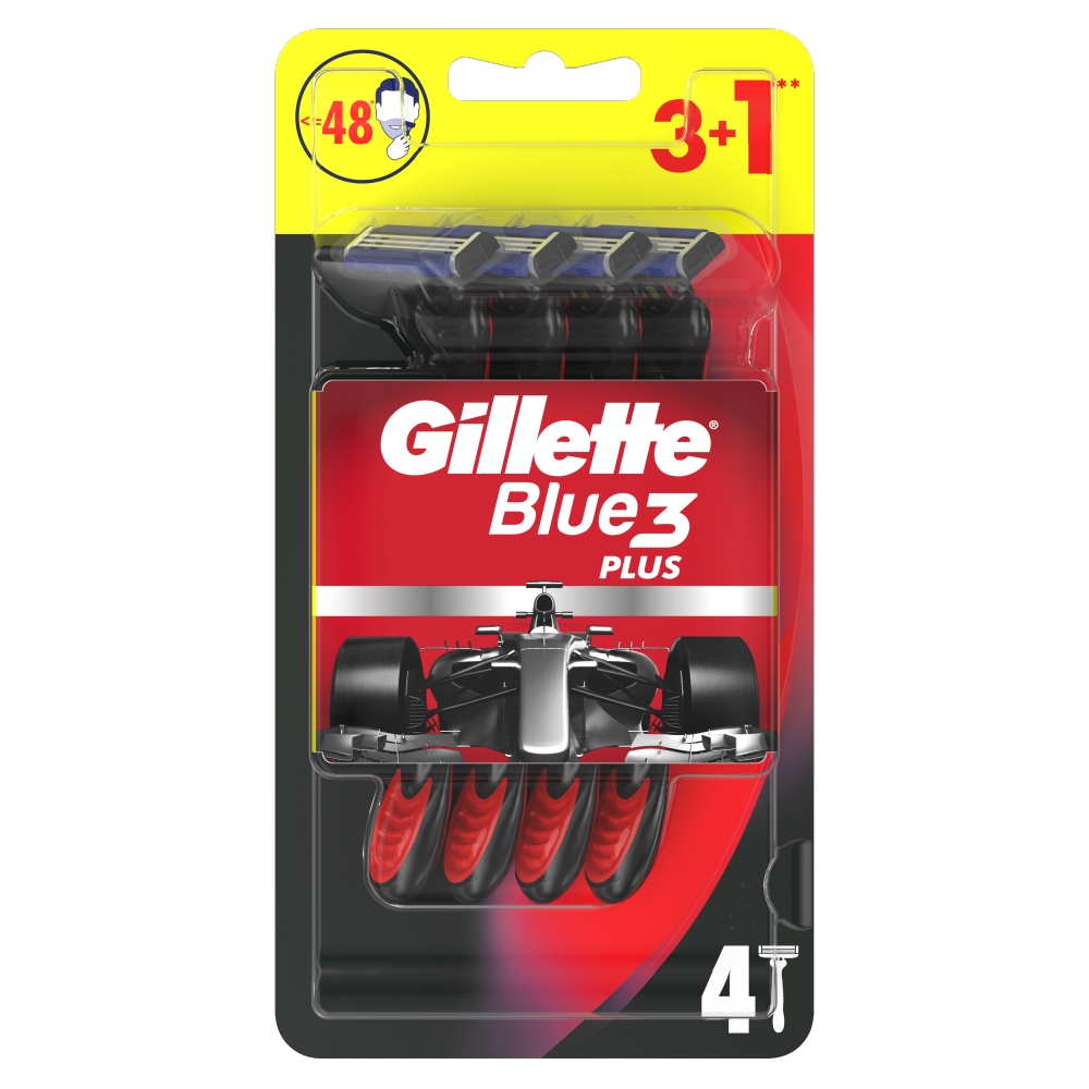 Procter & Gamble Gillette holítka (4+2ks/sac) Blue3 smooth