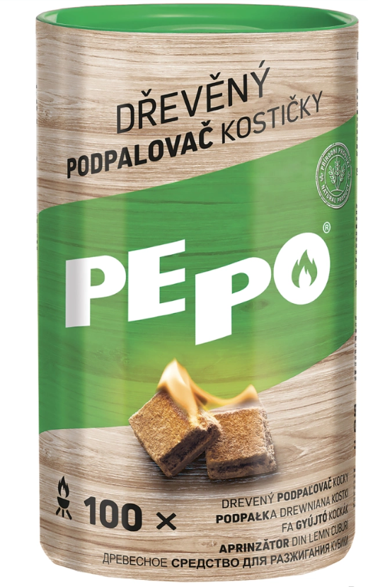 PEPO PE-PO drevený podpaľovač, 100ks