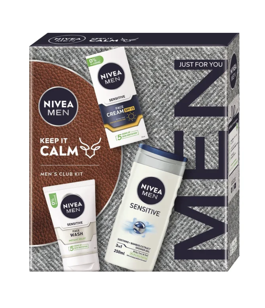 Nivea dárková sada Nivea Men darčekový box FACE SENSITIVE 24