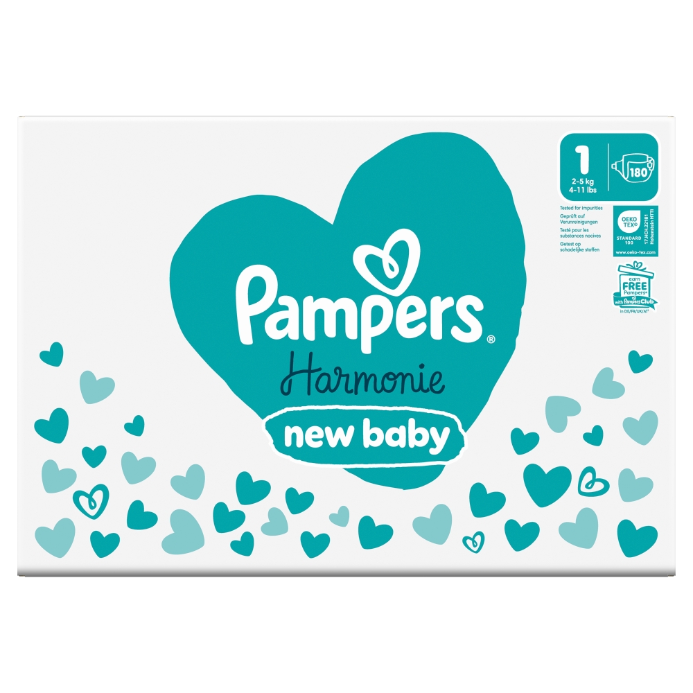 Pampers plienky Harmónia M BOX 180ks S1