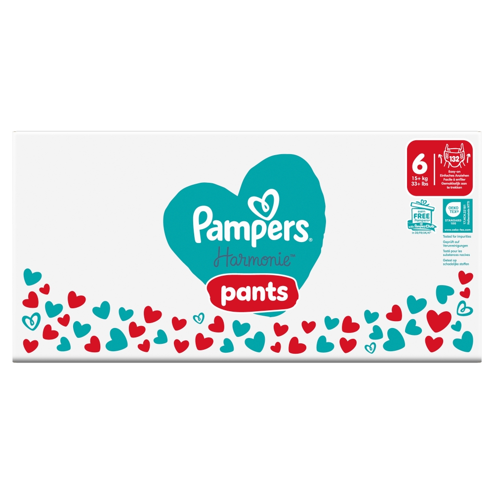 Pampers pans Harmónia (132ks/kra) S6