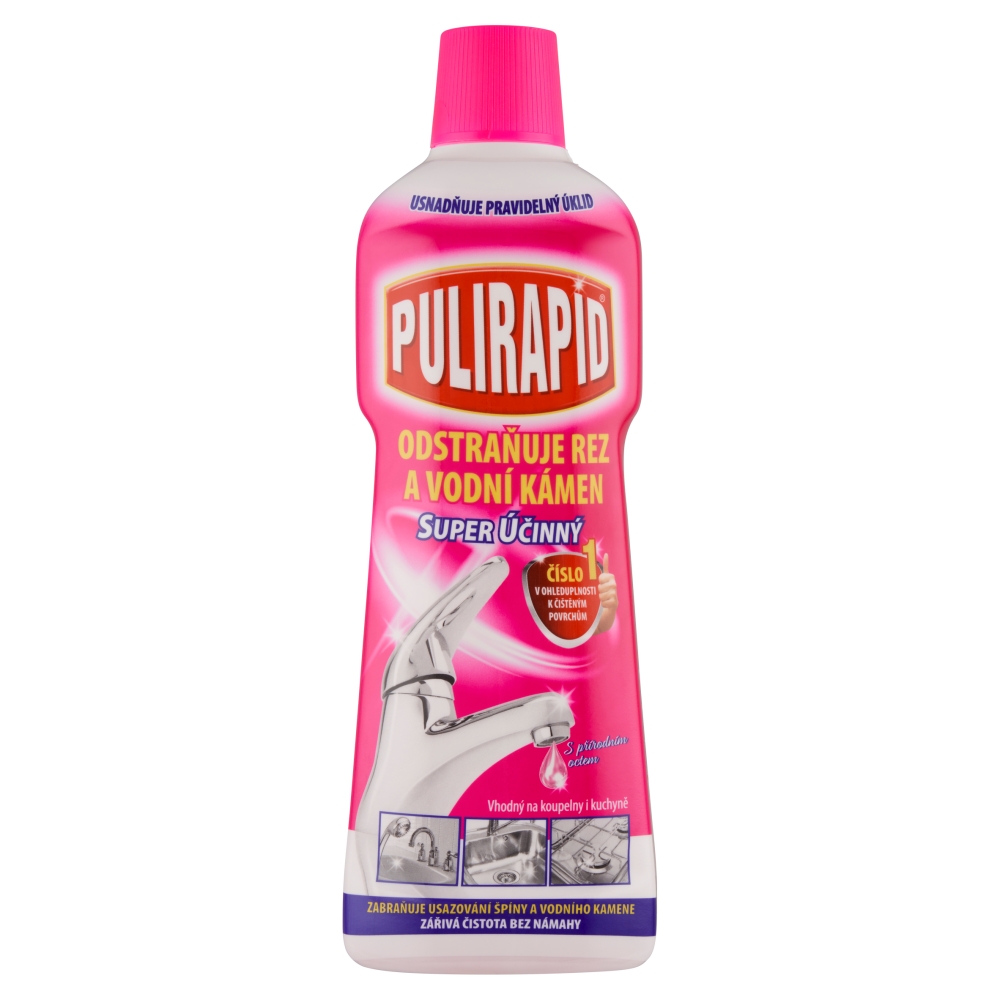 Madel CZ s.r.o. Pulirapid na hrdzu a vodný kameň 750ml Ocot
