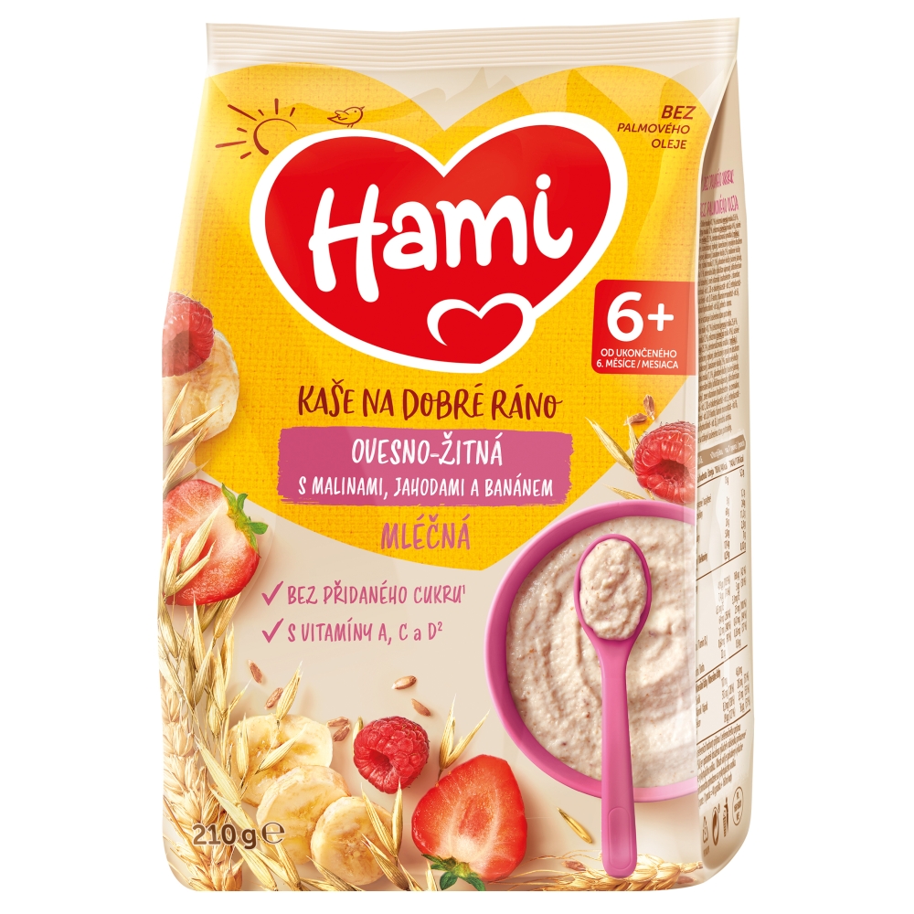 HAMI ml kaša 210g ovos ban,jah,mal 6m+