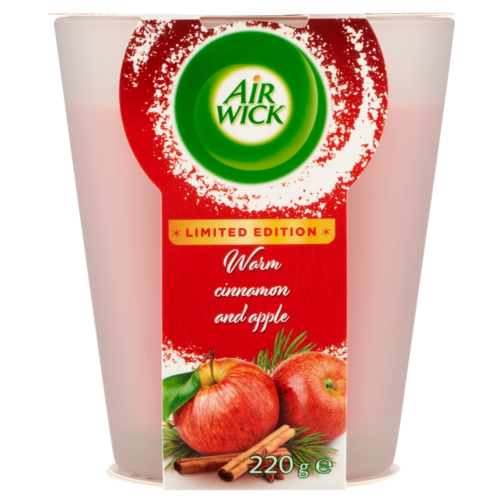 Air Wick sviečka 220g Jablko a škorica