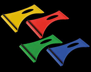 Škrabka na auto mix farieb