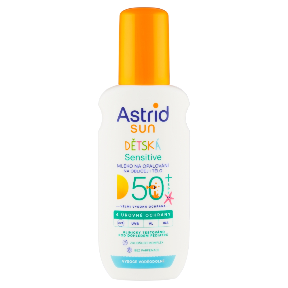 Astrid SUN SENS mlieko OF 50 150ml deti