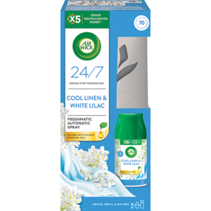 Air Wick difuzér + NN 250ml svieža bielizeň