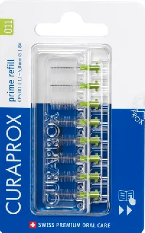 Curaprox CPS 011 Prime Refill medzizubné kefky 8 ks blister