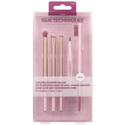 Real Techniques Sada štetcov na oči a obočie Natural Beauty