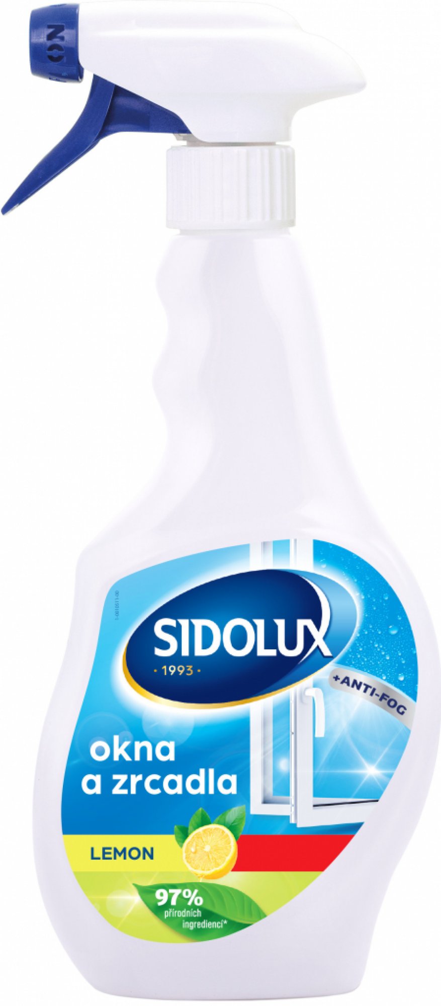 Sidolux Window Nano Code Anti Fog na okná skla a zrkadlá s Nano technológiou rozprašovač 500 ml