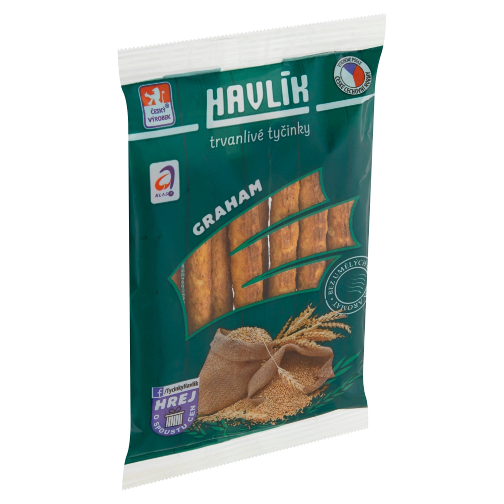 Havlík tyčinky syr a soľ 90g Graham