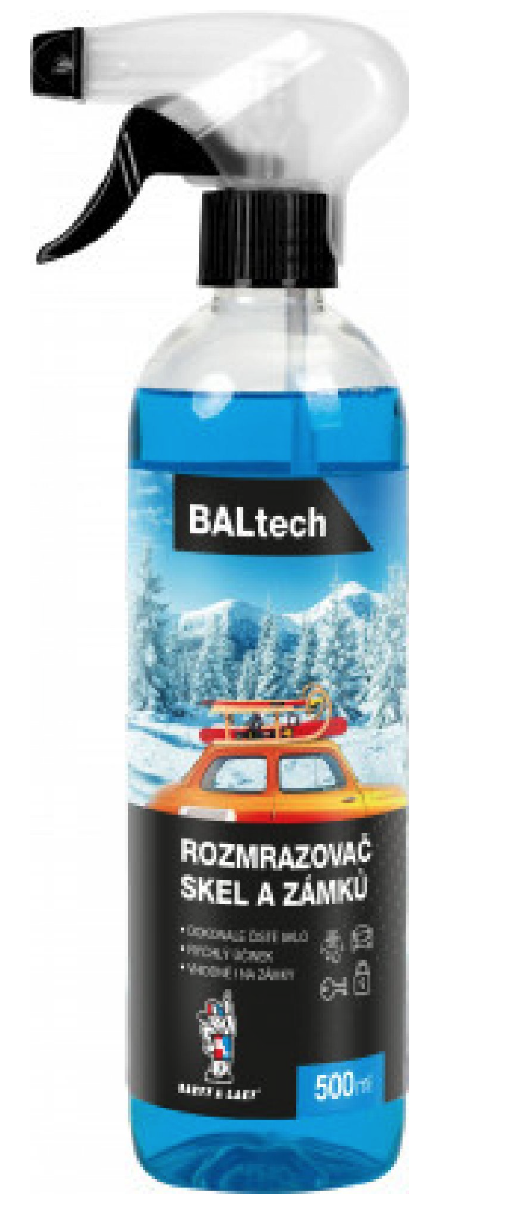 Druchema, chemické výrobní družstvo Baltech Rozmrazovač skiel a zámkov 500ml