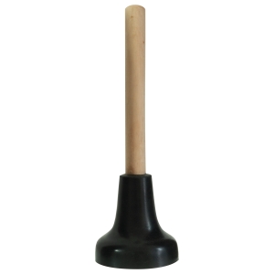 Q Home zvon s drevenou rukoväťou