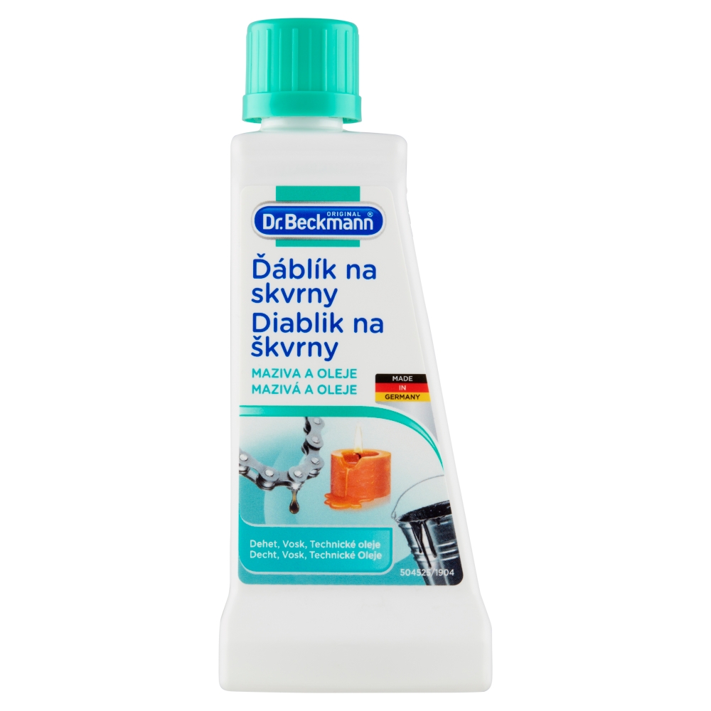Dr. Beckmann Diablík na škvrny oleja mazivá vosk decht 50 ml