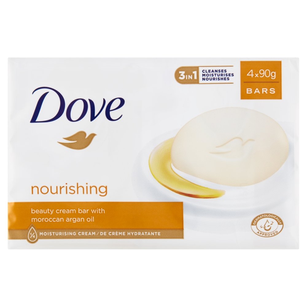 Dove tuhé mydlo (4x90g/fol) Argan olej