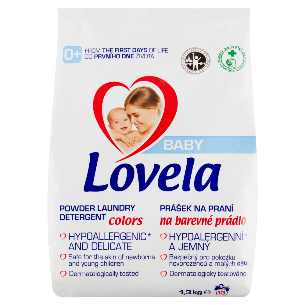 Lovela Baby prášok na pranie na farebnú bielizeň 1,3 kg 13 PD