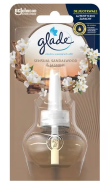 S.C.Johnson Glade Electric Scented Oil Sensual Sandalwood & Jasmine tekutá náplň do elektrického osviežovača vzduchu 20 ml